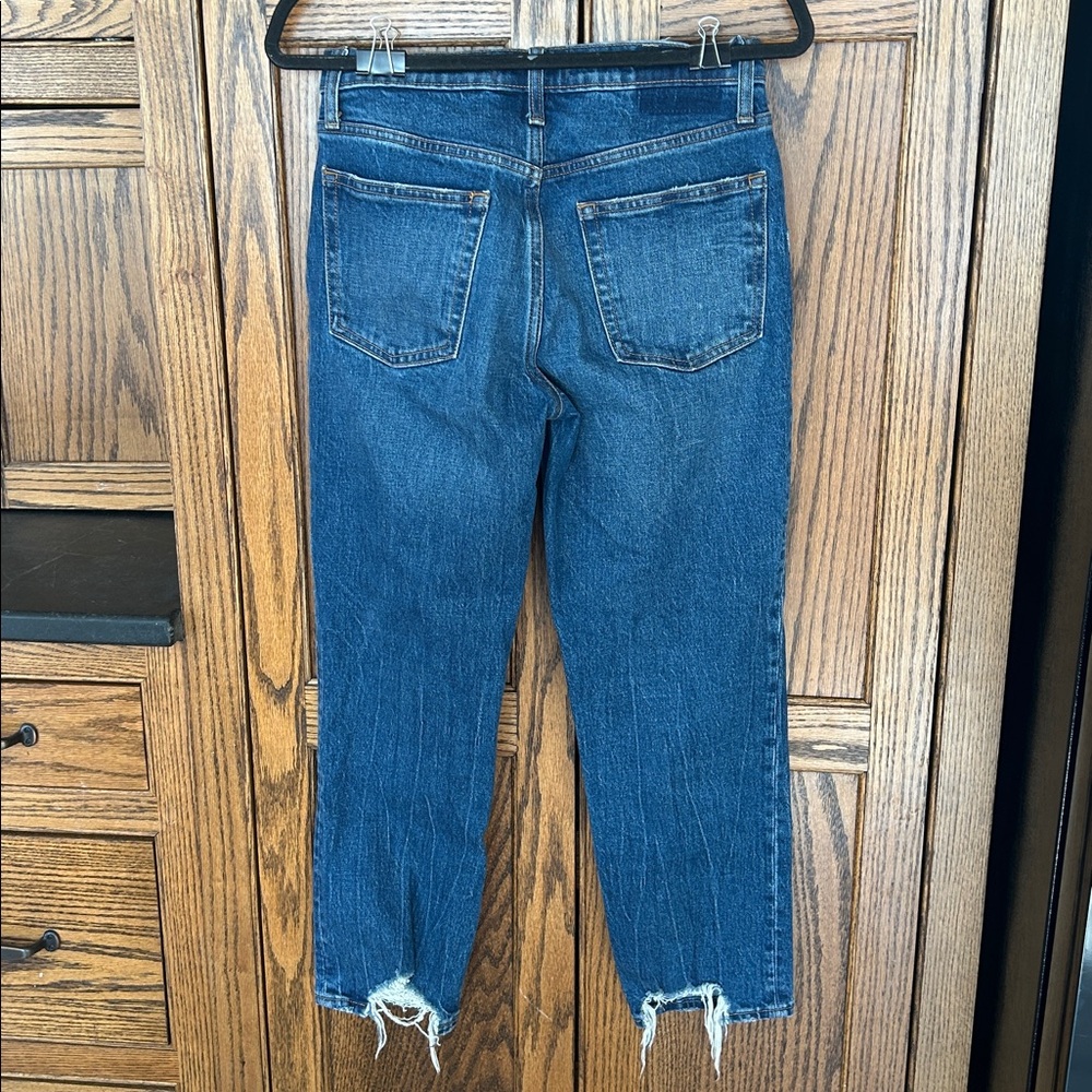 Abercrombie‎ & Fitch The Boyfriend Mid Rise Jeans Medium Wash - Picture 6 of 8